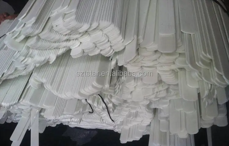 Жалюзи части с использованием высокопрочных стекловолокна плоским бар / рулонные шторы аксессуар белый стекловолокно доска