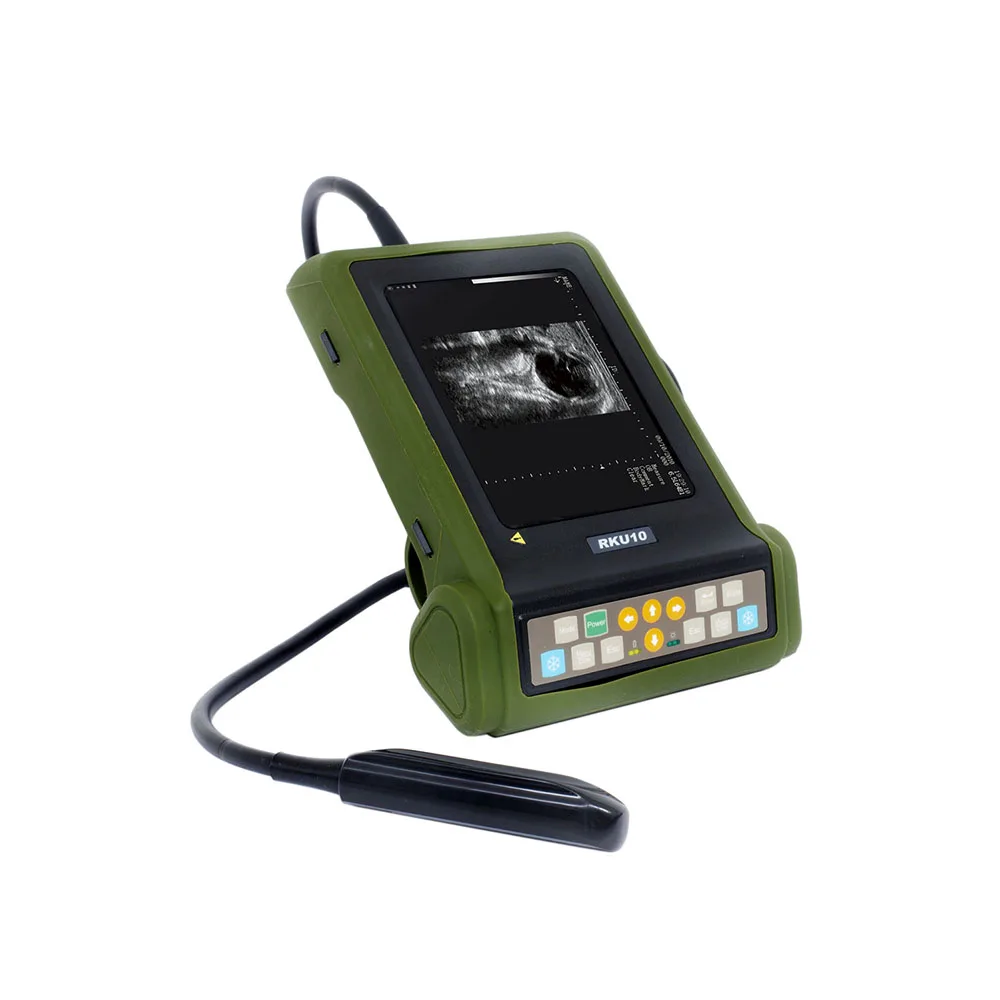 Kaixin RKU10 Handheld Vet Palm Portable Usg Vet Portable Handheld Pet Veterinary Ultrasound Bovine for Equine Cattle Cow