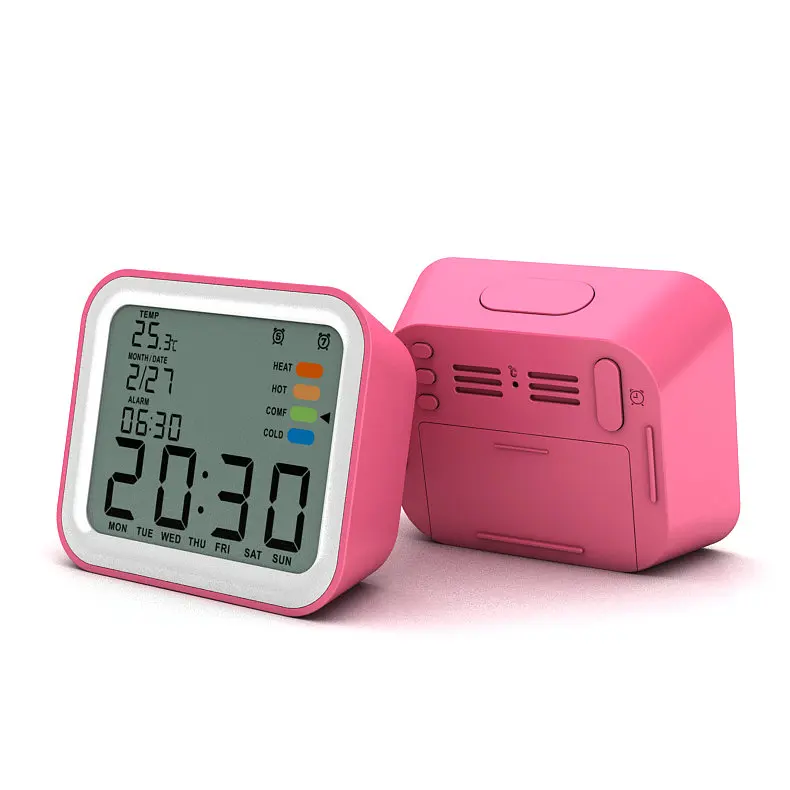 Fullwill New Arrival Calendar Day Clock for Dementia Or Alzheimer Temperature Smart Table Alarm Clocks