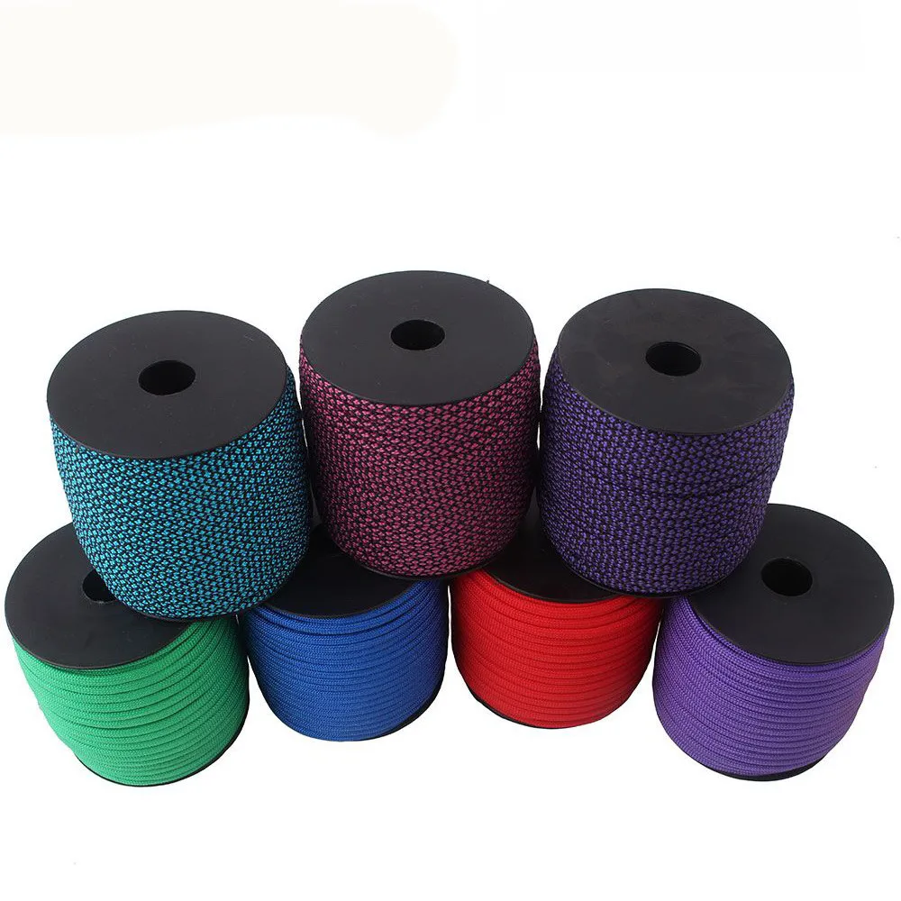 Perennial Functional Survival 260 Colors 4mm 550lb Paracord Cord 1000FT Bundles Lanyard Parachute For Fabric Tent Hammock