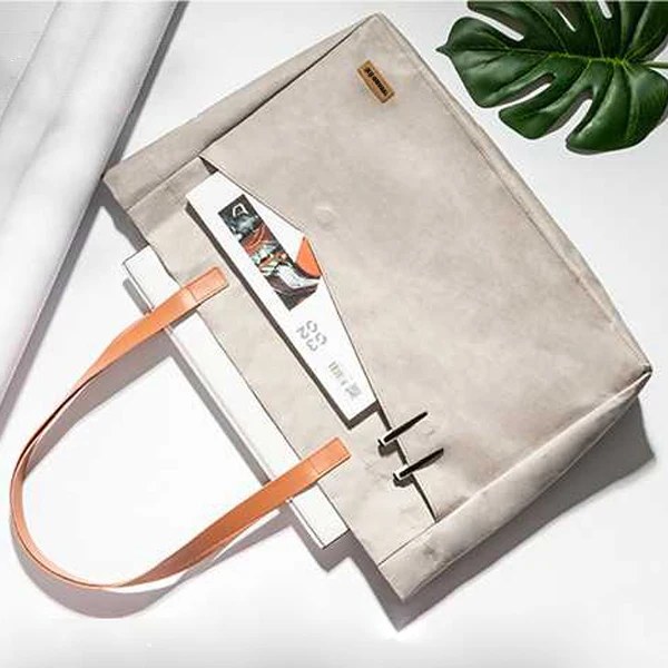 2018 New Style Custom Durable Recyclable Washable Black Brown White Tote Kraft Paper Shopping Bag