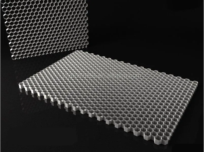 Light weight, High strength fireproof aluminum honeycomb composite core for fence panel