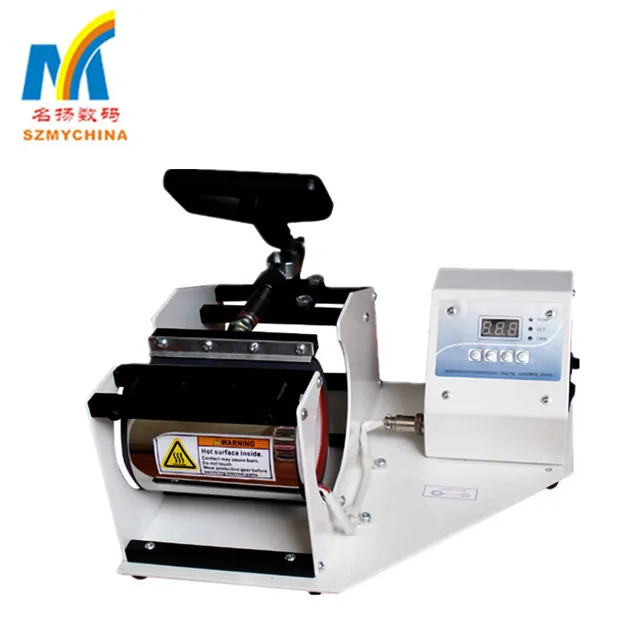 110V New Electric Sublimation Semi-Automatic Digital Mug Heat Press Machine 11oz 220V 11oz Platen Size Home Use Printing Cap