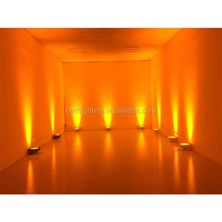 Беспроводной светодиодный светильник с Wi-Fi управлением 12*18 Вт RGBWA UV 6 в 1 Освещение сцены