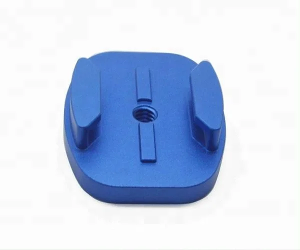 Плоское крепление из алюминиевого сплава CNC для экшн-камеры Go Pro 9 8 7 6 5 4 3 Yi 2 Osmo