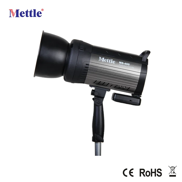 Mettle MS-400 Moving Studio Flash Light for Photography with Battery