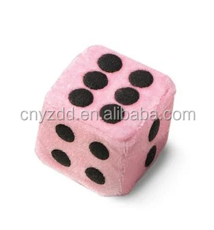 Free sample plush dice toys/cheap price plush toys