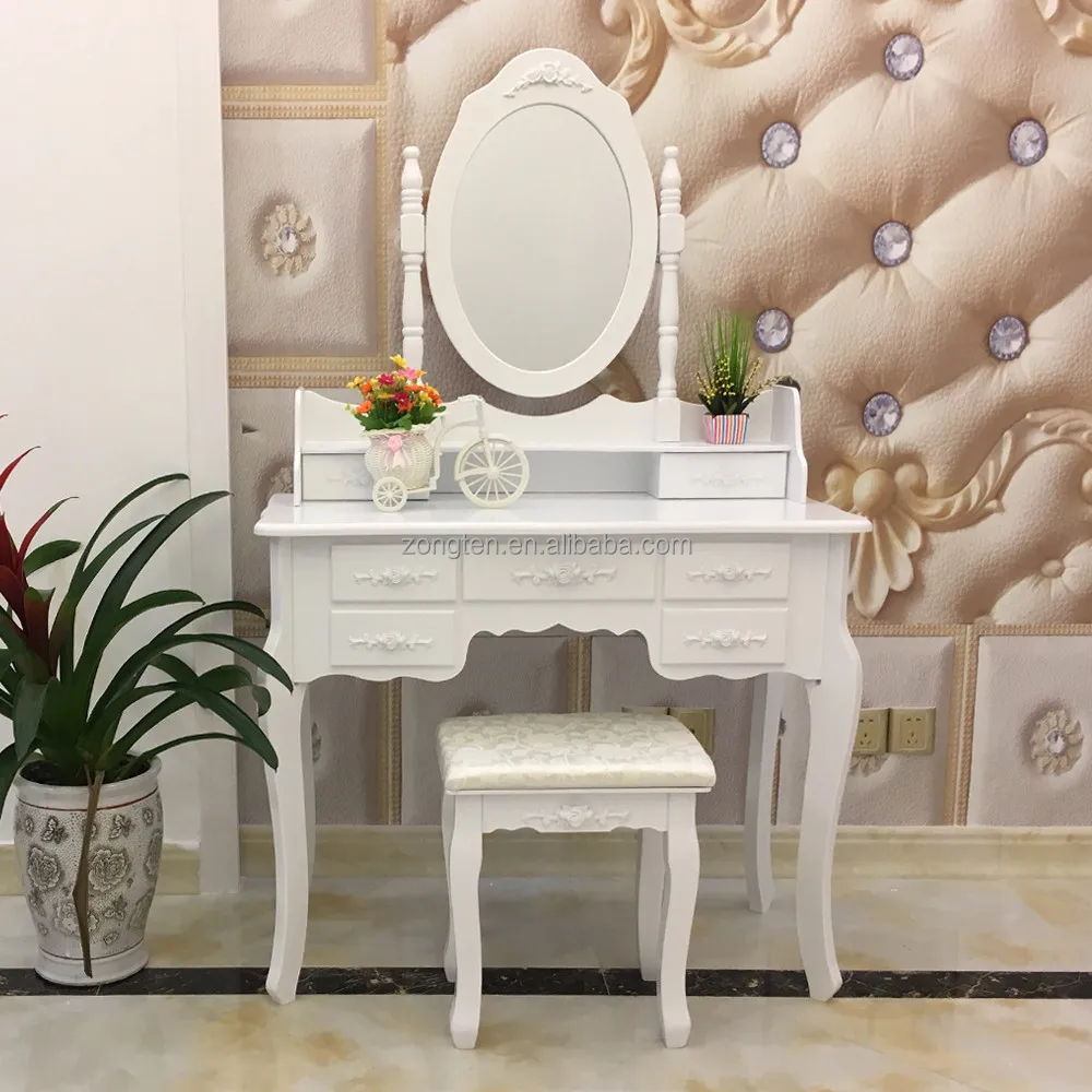 D1703 modern european home decorate craft furniture storage drawer bedroom dresser chair drawer makeup vanity dressing table