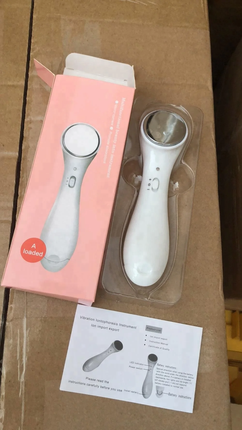 Skin Whitening Face Whitening Facial Kit Facial Beauty Equipment Ultrasonic Facial Massager