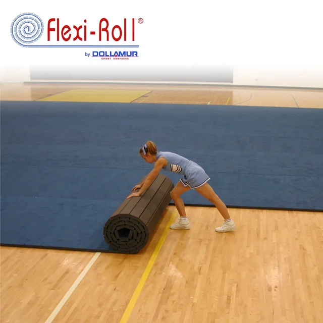 Hot sale flexi roll carpet cheerleading floor mat rhythmic gymnastics carpet