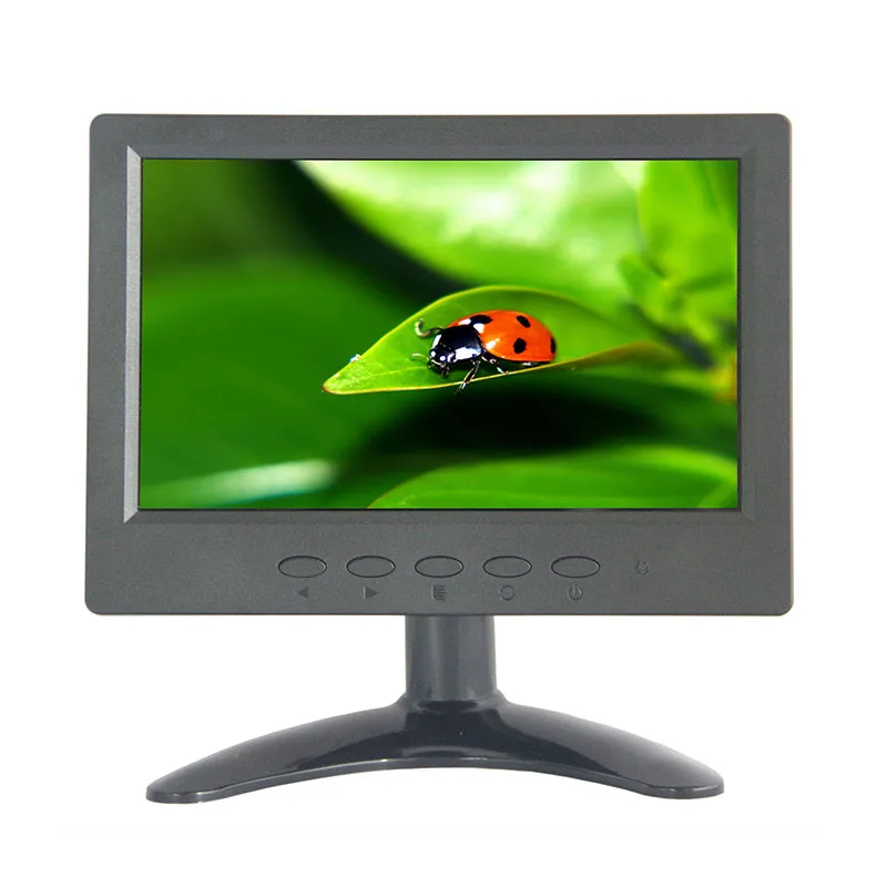Заводская цена 7 дюймов 1024*600 ЖК-монитор видеонаблюдения с bnc вход