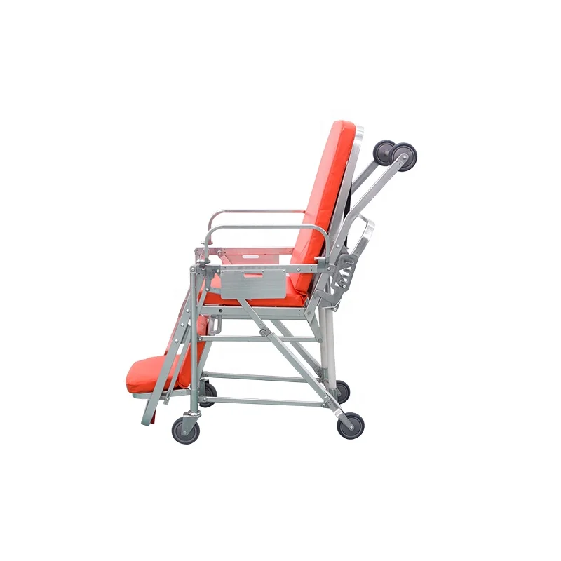
2019 New Chair Stretcher with Adjustable Back for Ambulance 