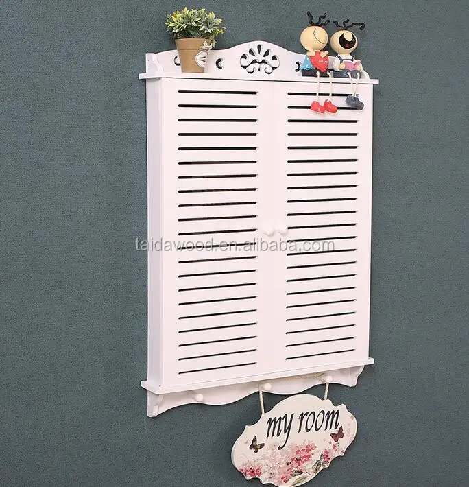 Window shades type home decoration use wooden box for Power Distribution Box