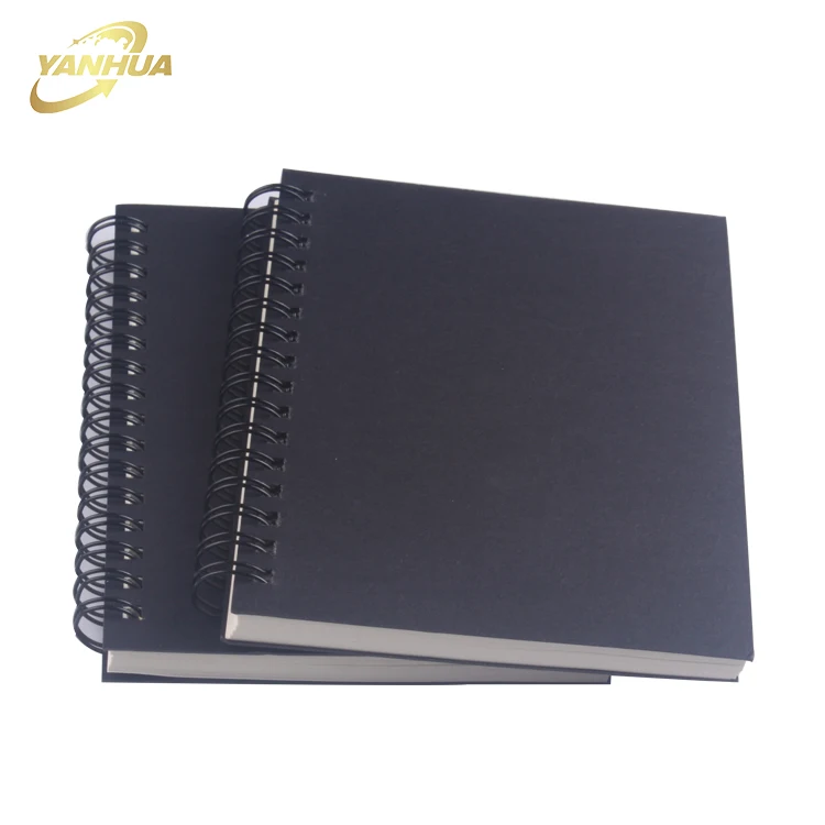 Logo Printed Practical Hard PVC Cover Cheap Spiral Notebook
