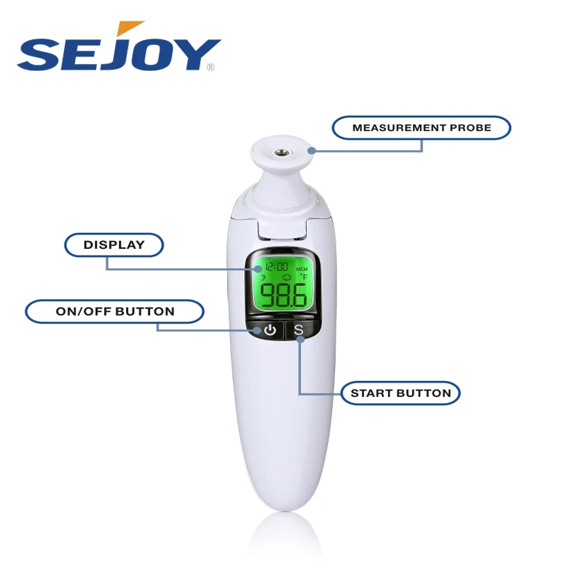Medical Products Digital Infrared Ear and Forehead Thermometer