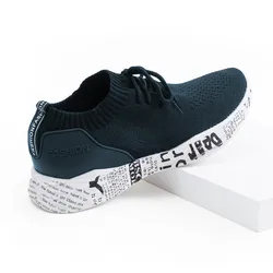 2021 Latest Stylish Soft Sole Knitter Upper Men Gym Sports Shoes Trainers Sneakers