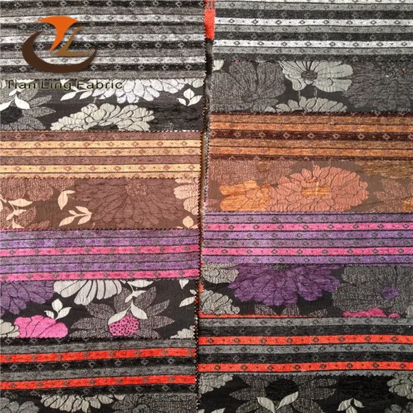 china manufacturer polyester jacquard woven chenille sofa fabric