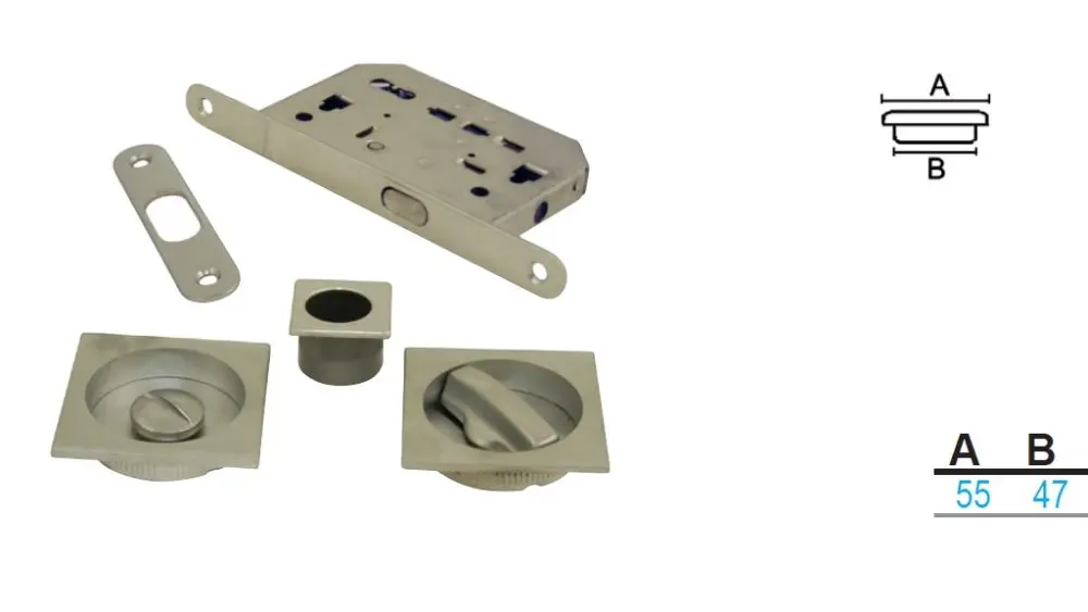 European style sliding door lock,door lock,flush door handle lock