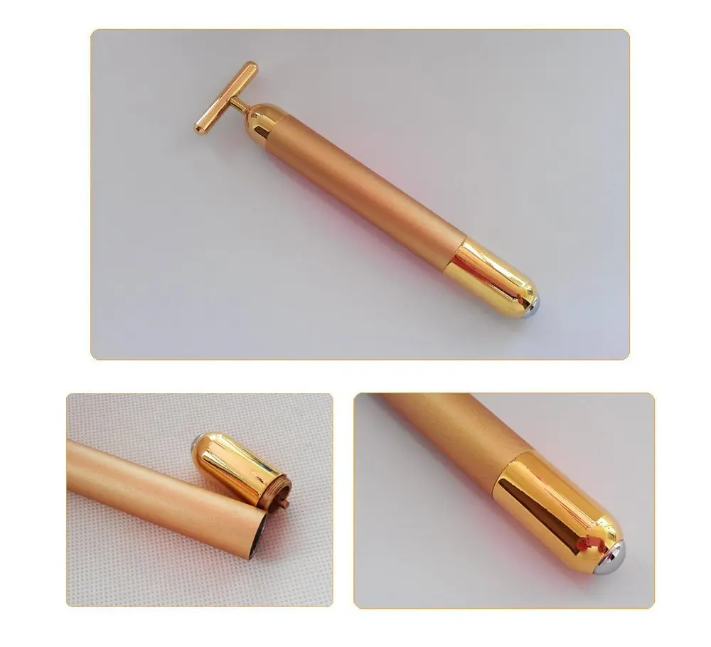 здоровья инструмент домашнего использования золото красоты бар с батареей