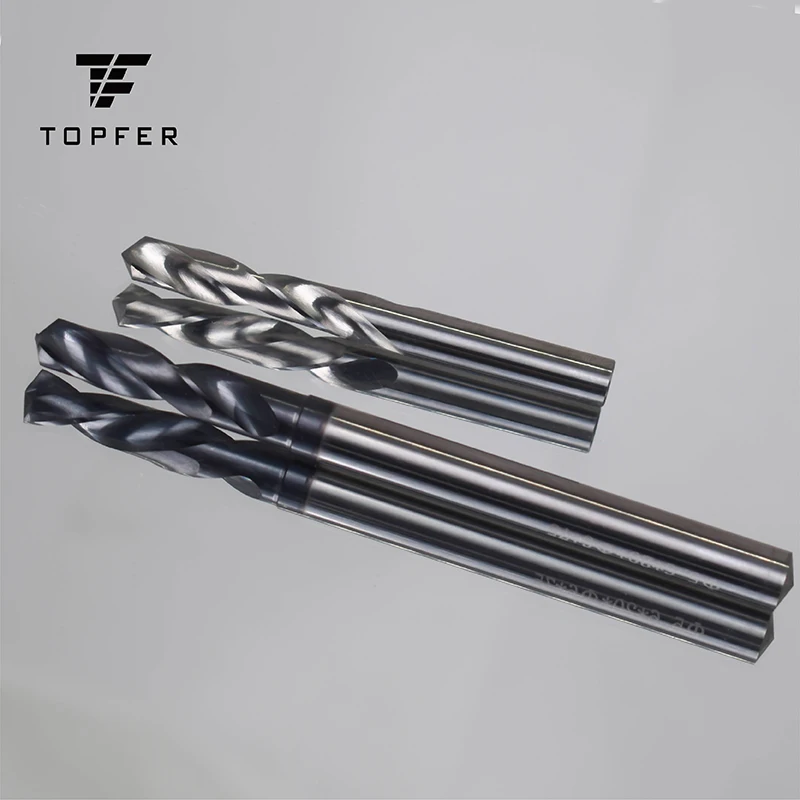 
High Precision 2 Flutes Tungsten Carbide twist drill bit with head angle 120 degrees 