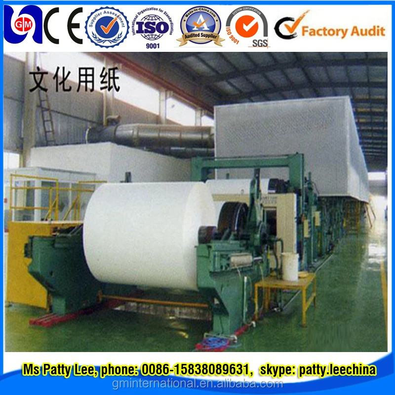 Пшеничная солома компьютер бумаги для печати A4 машина, оборудование для производства бумаги формата а4