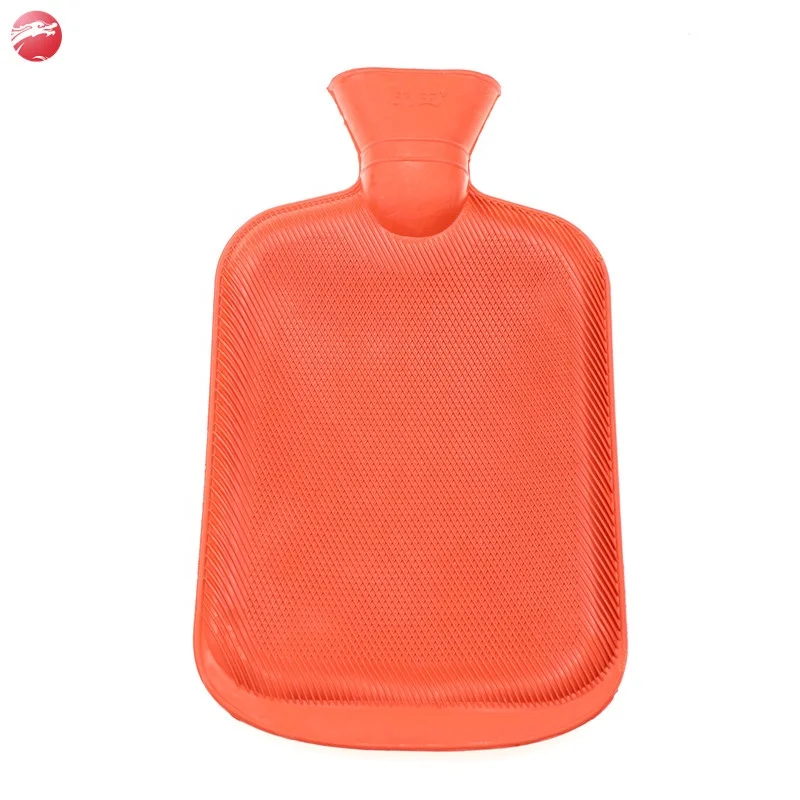 
Natural Eco-Friendly Household Hand Warm 2L Rubber Hot Water Bag/Bottle with cover 