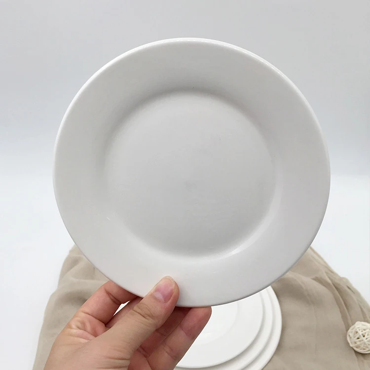 Hotel restaurant daily use high quality food contact safe new bone porcelain serving plates for weddings