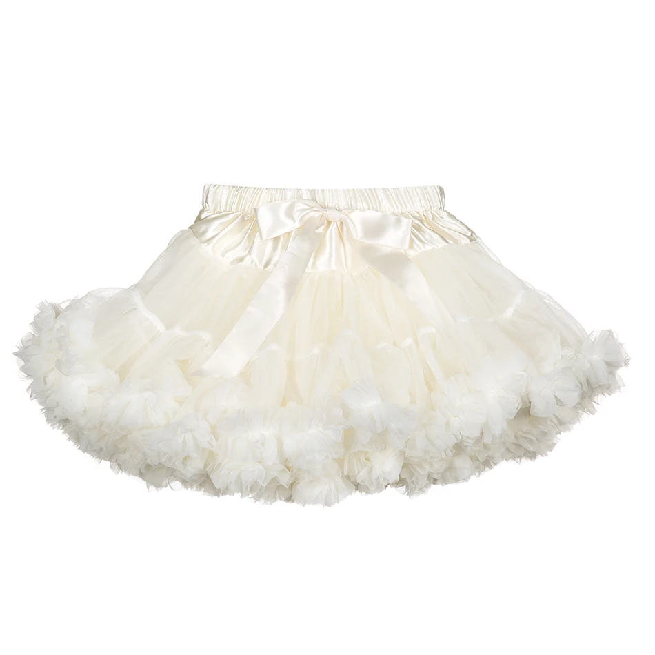 
Fashion summer fluffy rainbow colorful lace baby girl tutu skirt 