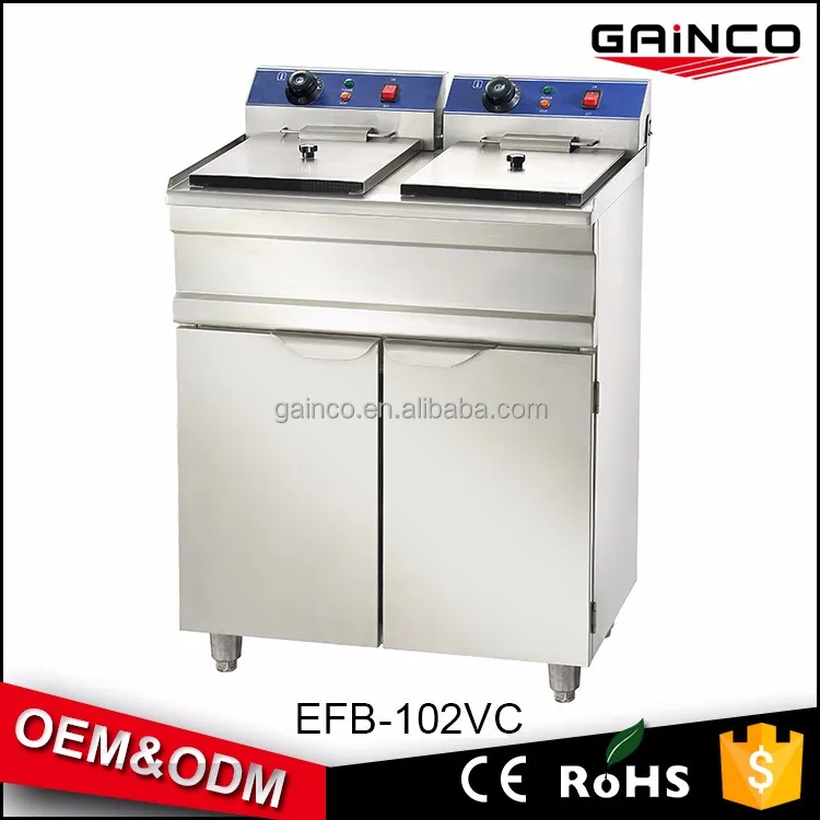 Professional best stainless steel fried chicken pressure deep fryer machine