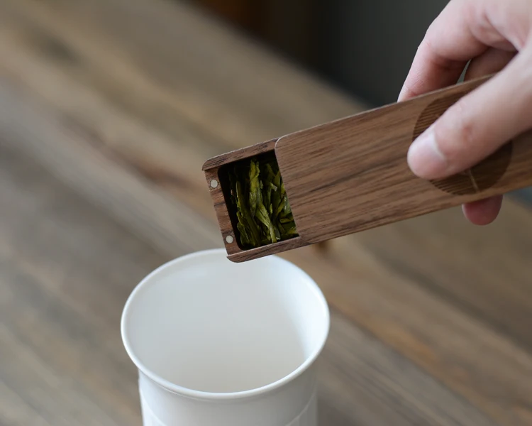 Индивидуальная Высококачественная портативная деревянная компактная упаковочная коробка для чая