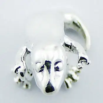 Amazing Tyrannosaurus Plain Sterling Silver Figure Bead