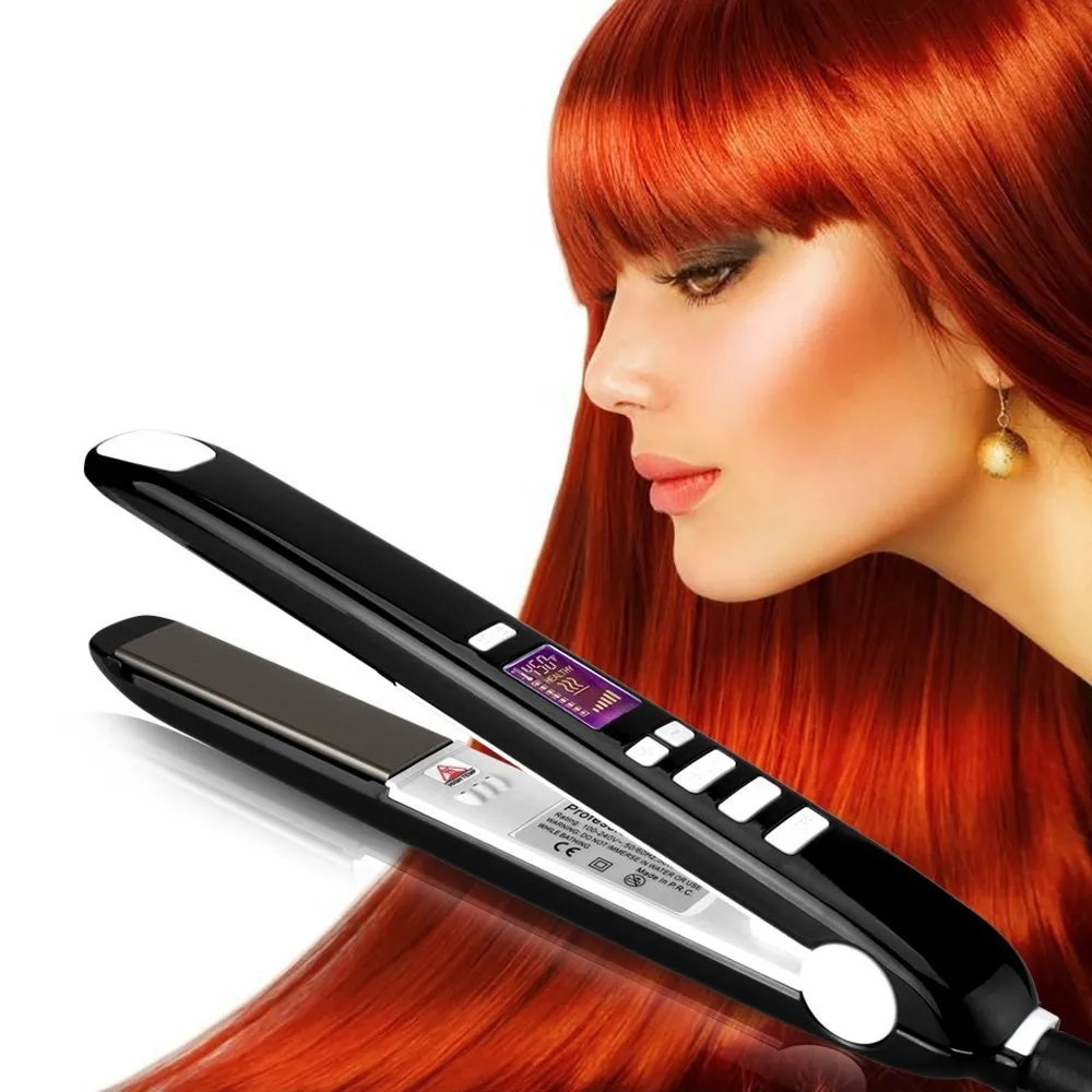 hair straightener with grape keratin treatment technology