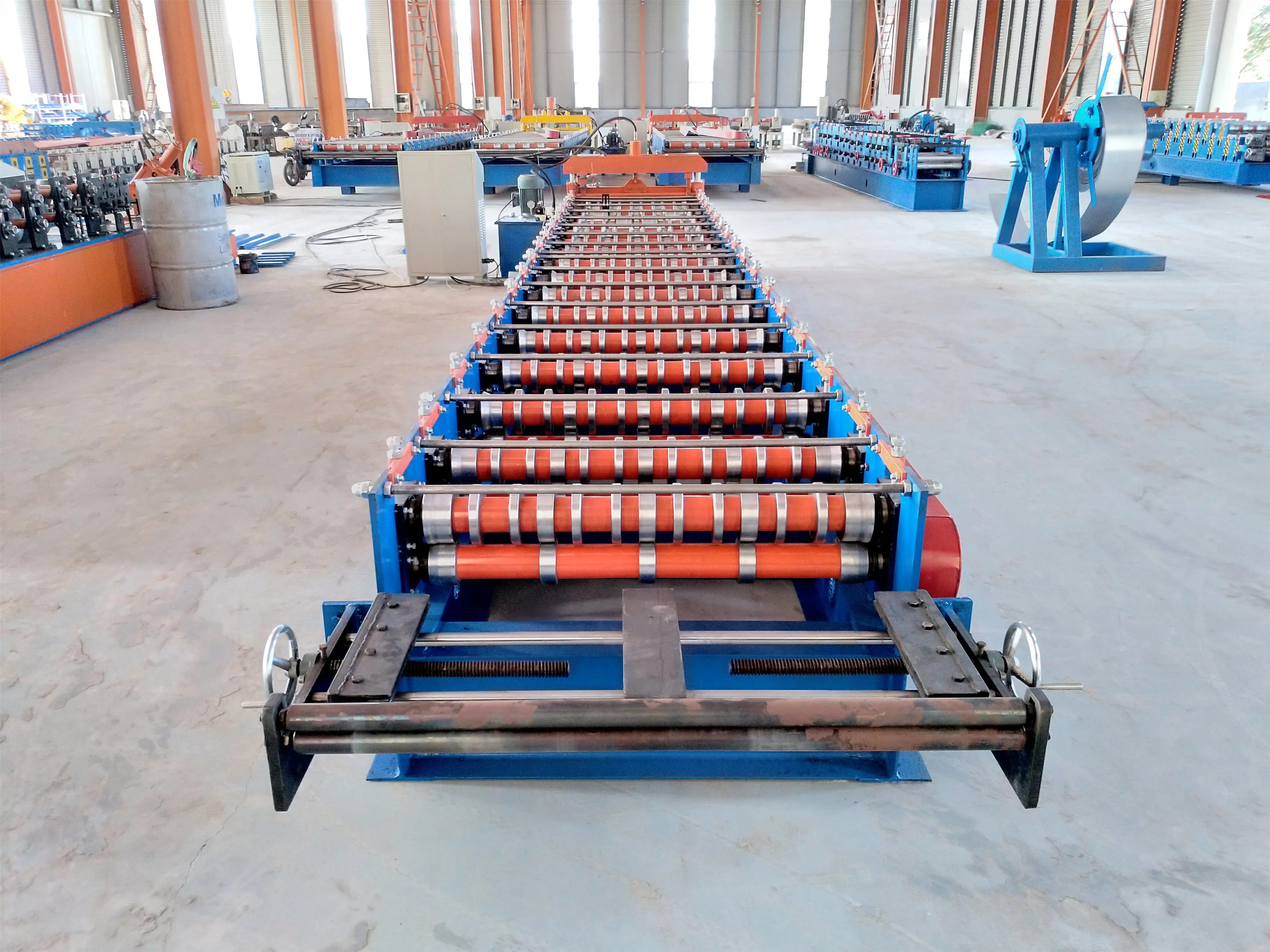 South Africa ibr metal roofing sheet roll forming machine