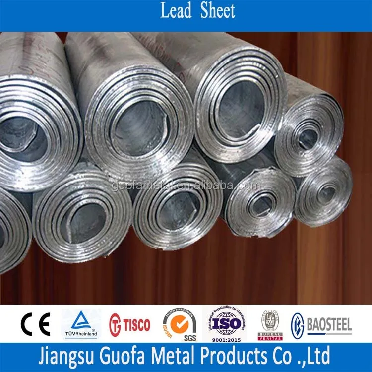 99.994% Pure Shielding Pb1 Lead Sheet Metal For X-Ray Protection Price