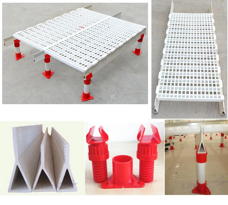 2018 high quality plastic poultry slat floor for chicken house flooring