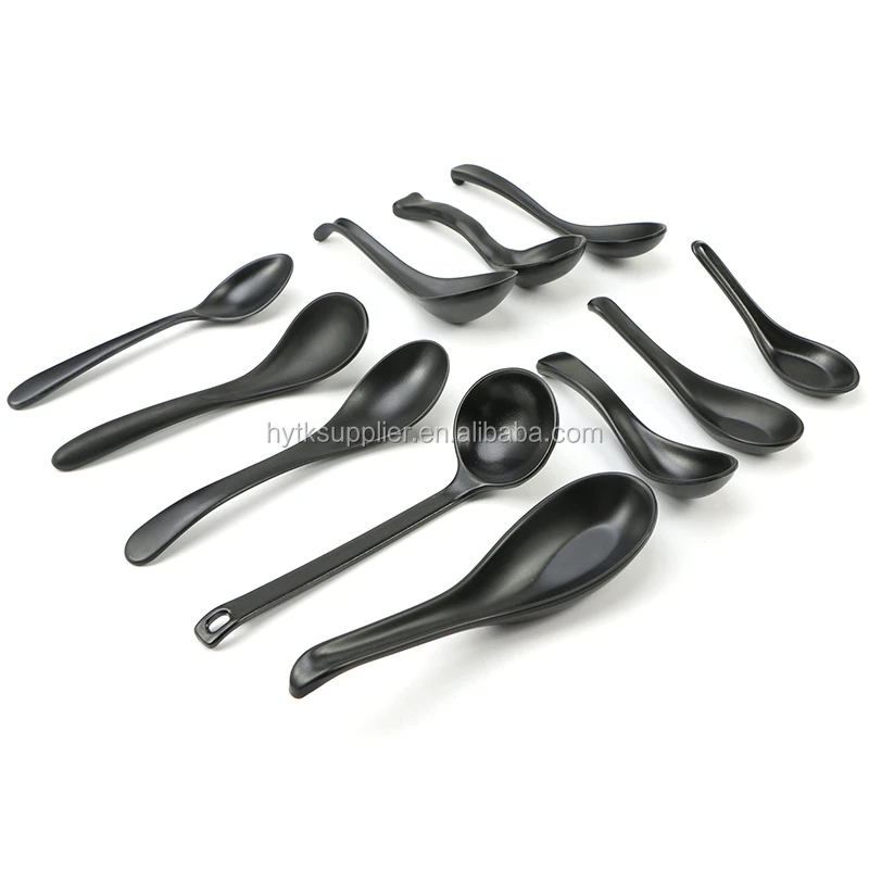 Bulk buy melamine chinese soup spoon,plastic ramen spoons