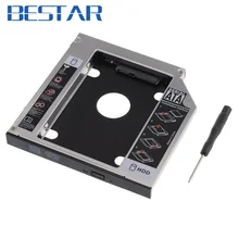 SATA 22pin HDD Caddy HD Hard Disk Drive HDD 2.5 sata Case hdd enclosure for 12.7mm Universal Laptop CD / DVD-ROM Optical Bay