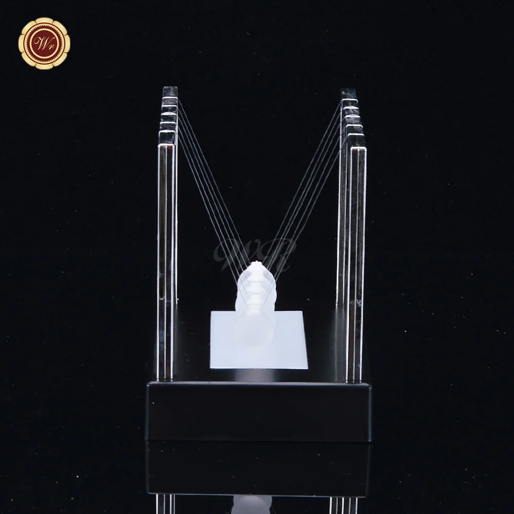 WR Wholesale Souvenir Gift Creative Newton Balance Steel Ball Luminous Table Lamp Home Office Decoration Gifts Ideas 15*11*15cm