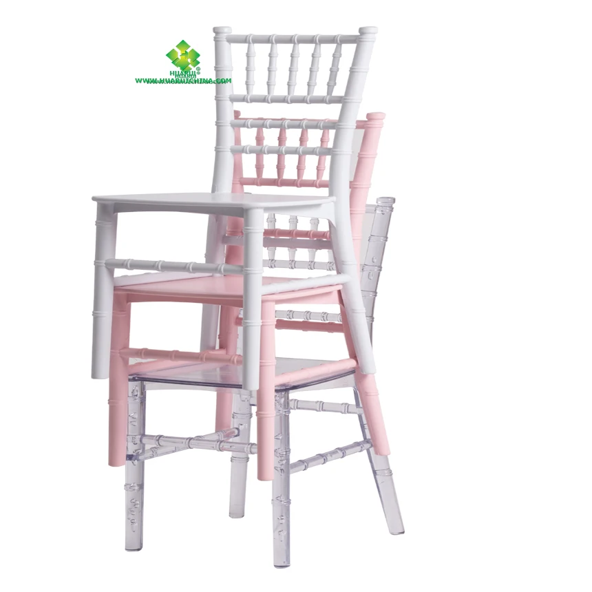 25 Years factory wholesale stackable wood resin kids chiavari chair