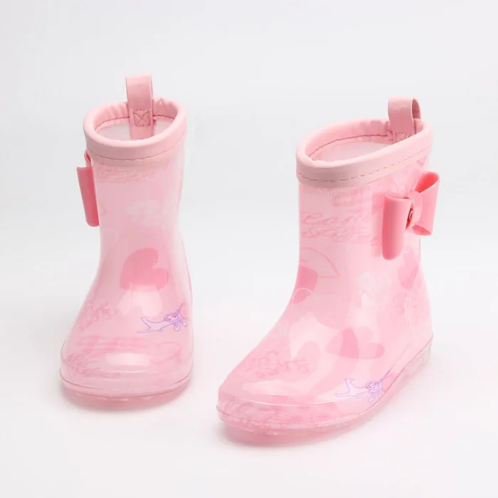
YY10094S Fashion design waterproof rubber rain boots PVC jelly rain boots for kids 