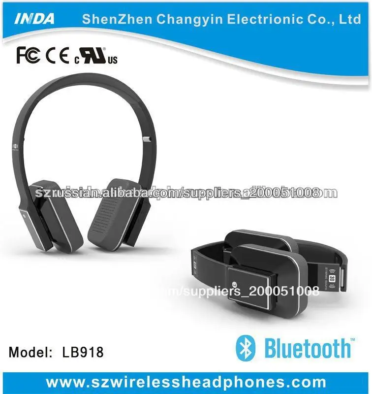 новый стильный беспроводная технология bluetooth наушники для мобильного телефона( lb918)