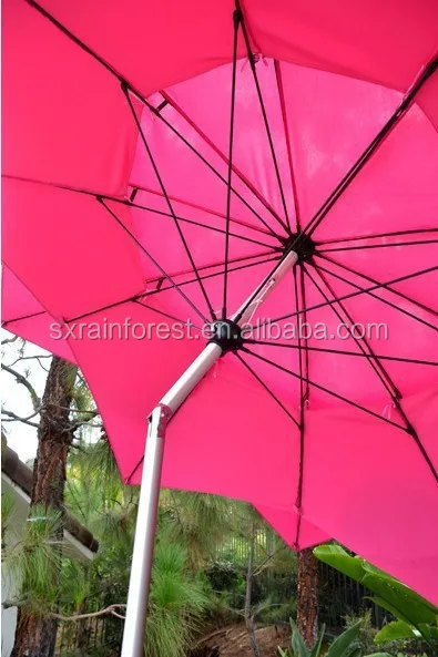 Outdoor creative flower shape double layers beach umbrella garden umbrella