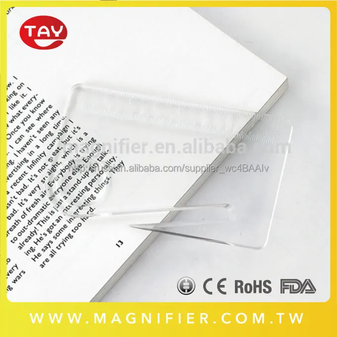 Premium подарок размер карты pocket увеличительное стекло с письмо сошник