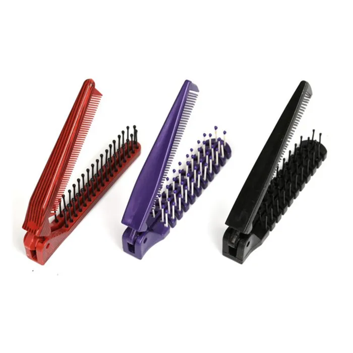 Plastic cheap hotel folding combs,travel comb