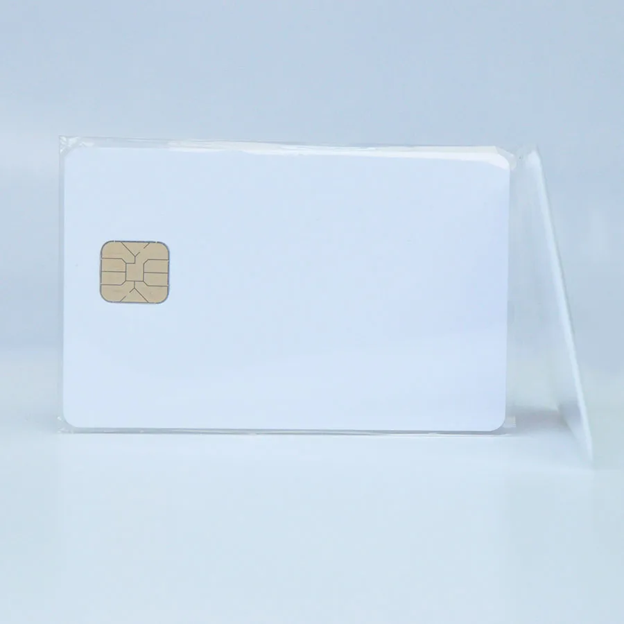 Best price FM4442 contact IC chip blank PVC smart card for payment and access