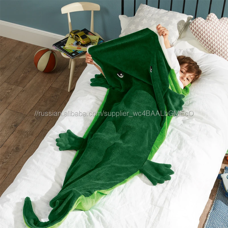 Крокодила одеяло Palids, флисовый материал Пледы для детей, ребенок одеяла