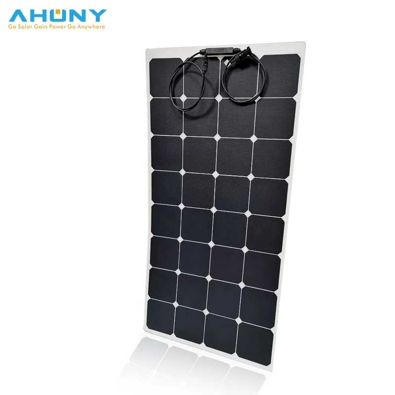 sunpower high efficiency12v ETFE flexible Solar Panel ultralight for camper trailer boater fishing