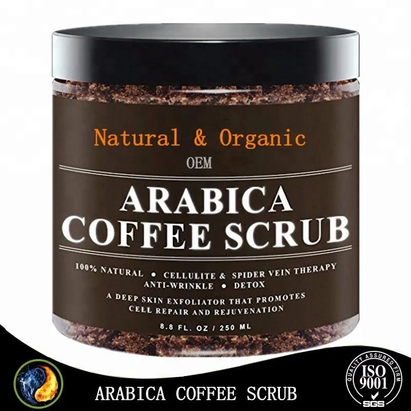 Organic Face Bath Dead Sea Salts and Peppermint Arabic Coffee Body Scrub