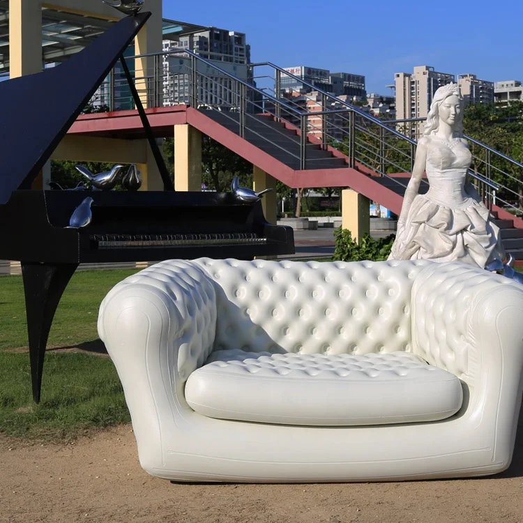 High quality luxury inflatable chair, inflatable chesterfield sofa