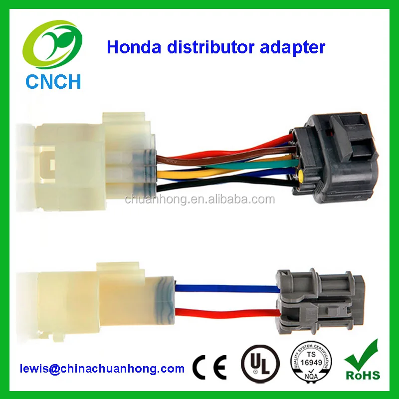 OBD0 To OBD1 Distributor Harness Conversion Jumper adapter For Honda Acura Integra CRX Civic Prelude Swap 1992-1995 ECU